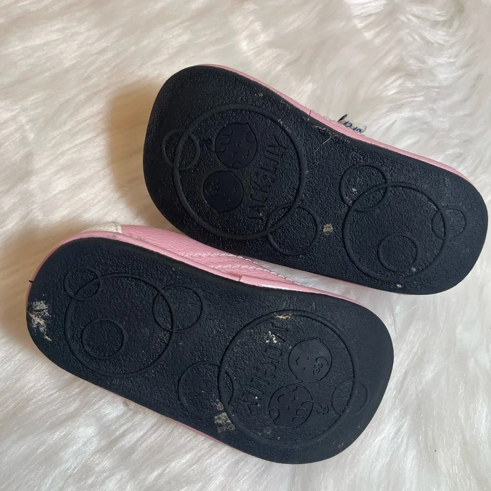 Jack and Lily Pink White Shoes